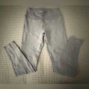 Gray High-Waisted Leggings